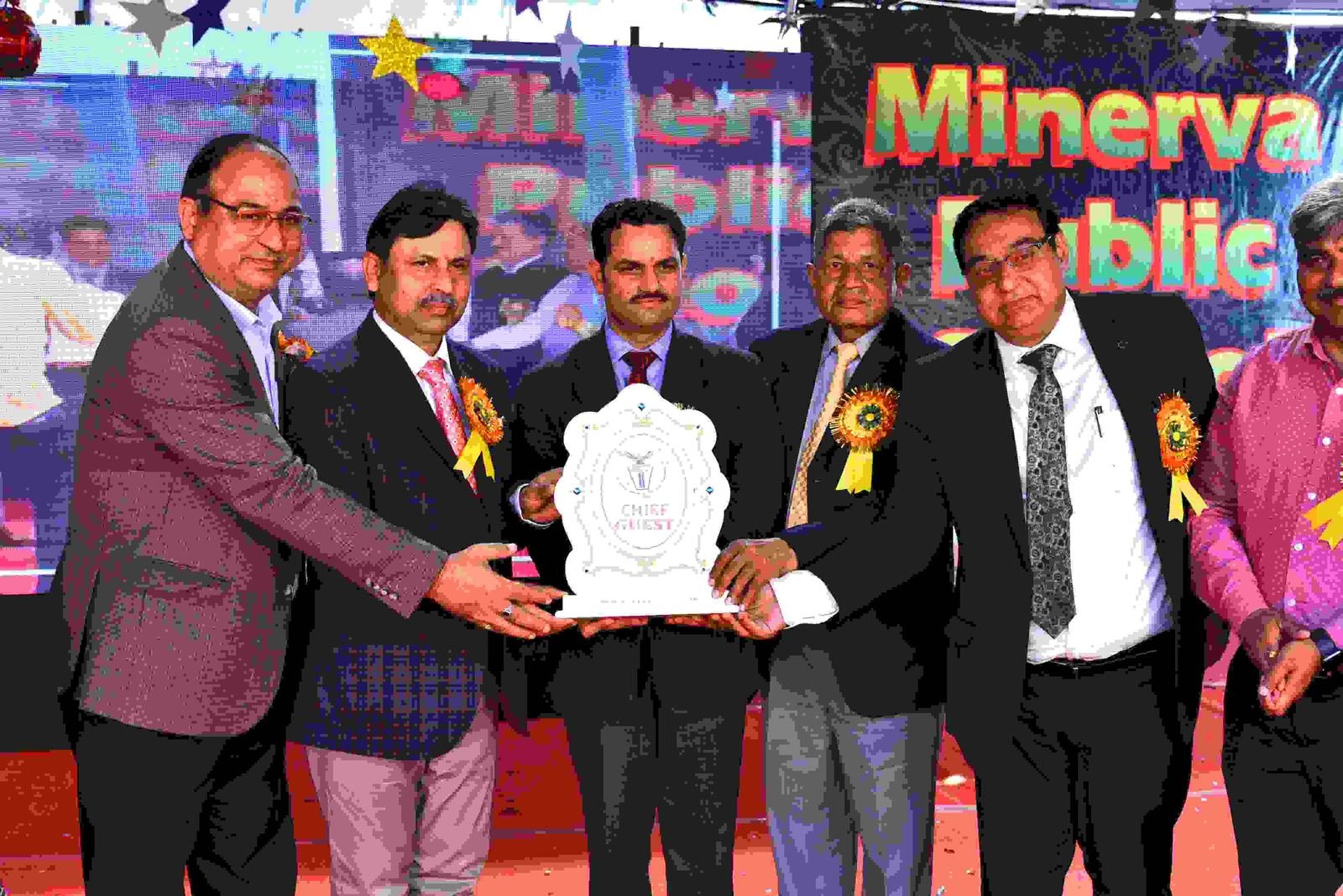 Dignitaries honoured at Minerva Public School